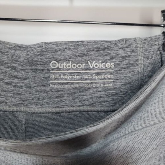 Outdoor Voices Leggings Size M Women's Gray Colorblock - Picture 6 of 6